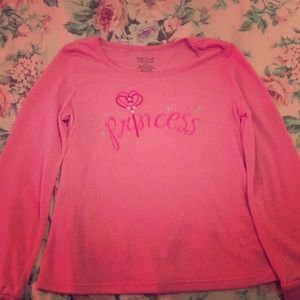 A pink princess shirt